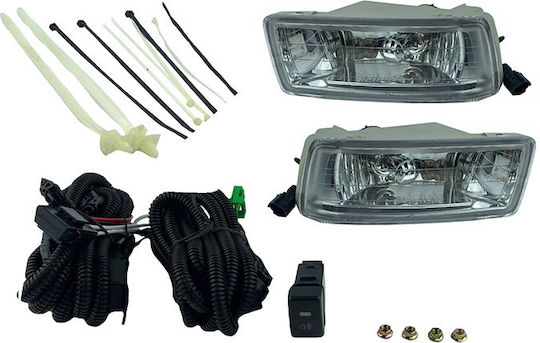 IZ-041 Rectangle Headlights Car Isuzu D-Max 2pcs