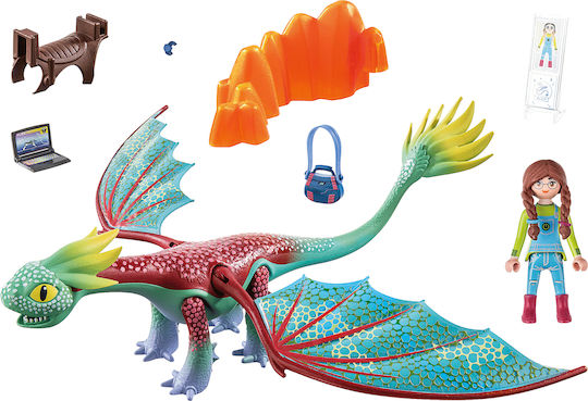 Playmobil Дракони The Nine Realms - Feathers и Alex за 4-10 години