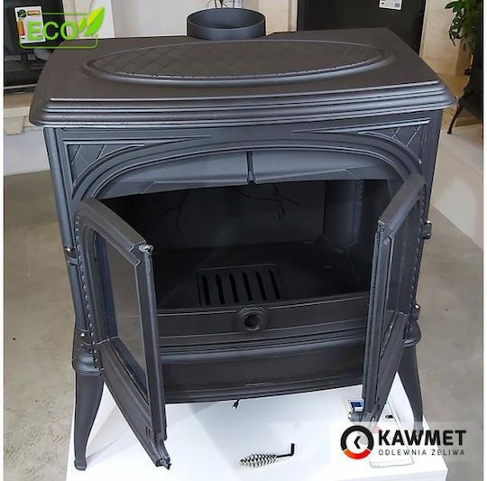 Kawmet Premium Helios S8 Eco Fontă Soba pe lemne 13.9kW Negru