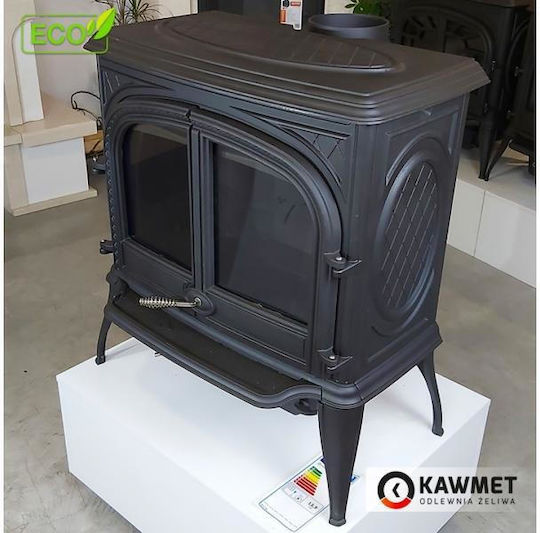 Kawmet Premium Helios S8 Eco Fontă Soba pe lemne 13.9kW Negru