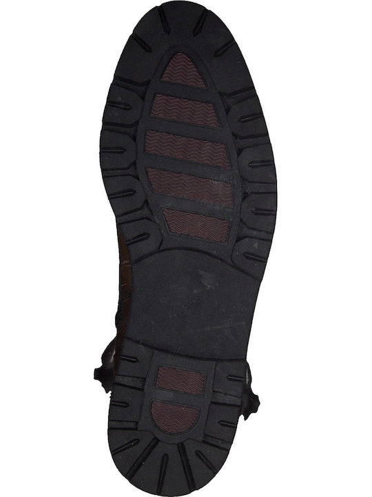Anatomic Leather Riding Boots with Zipper Tabac Brown
