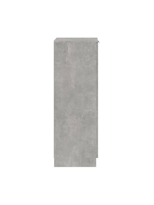 Ξύλινη Παπουτσοθήκη με 6 Ράφια Γκρι Μ30xΠ35xΥ100cm