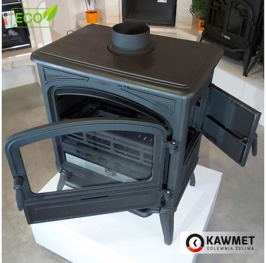 Kawmet Premium Eos S13 Eco Cast Iron Wood Stove 10kW Black