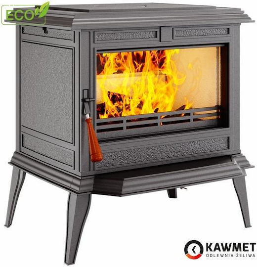 Kawmet Premium Athena S12 Eco Cast Iron Wood Stove 12.3kW Black