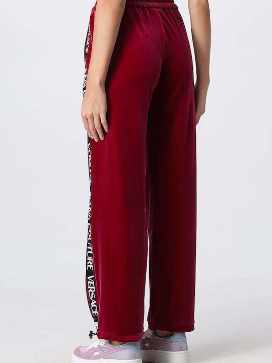 Versace Women's Sweatpants Red Velvet