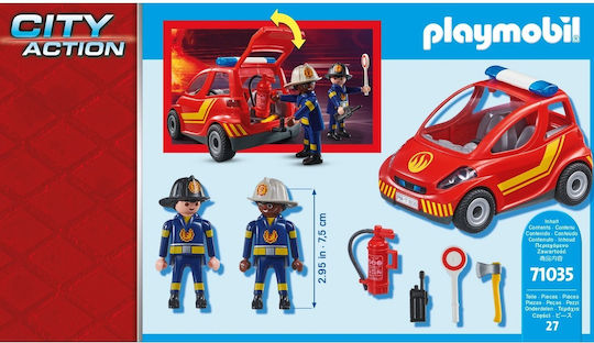 Playmobil City Action Fire Department Car for 4-10 years old
