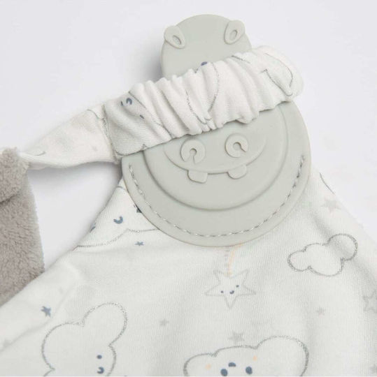 Cheeky Chompers Babytuch Trösterchen Cheeky Chompers White