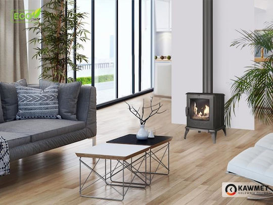 Kawmet P8 Eco Fontă Soba pe lemne 7.9kW Negru