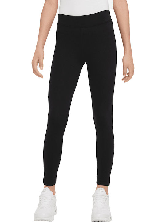 Kinder Leggings Sport Lang Schwarz Air Essential