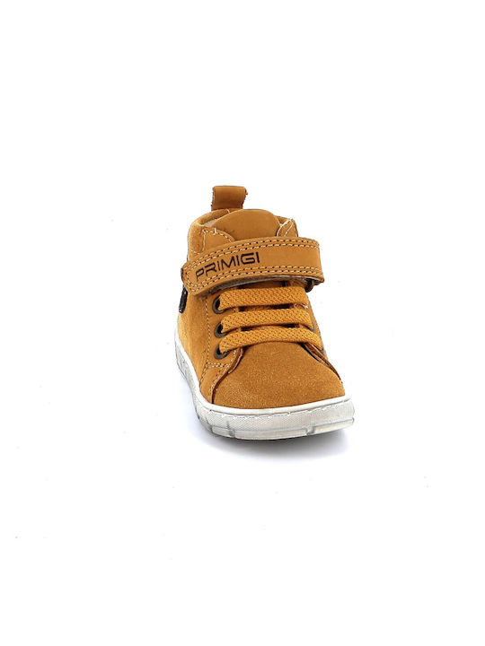 Primigi Kids Suede Anatomic Boots Tabac Brown