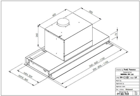 Faber Ilma X A90 Απορροφητήρας Καμινάδα 90cm Inox