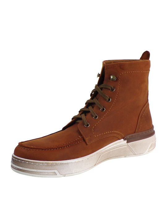 Leder Herrenstiefel Tabac Braun