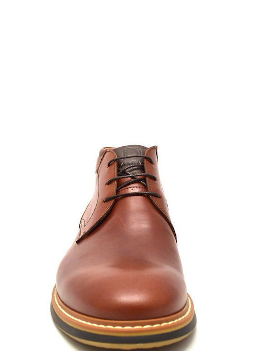 Leather Tabac Brown Men's Boots Anatomical
