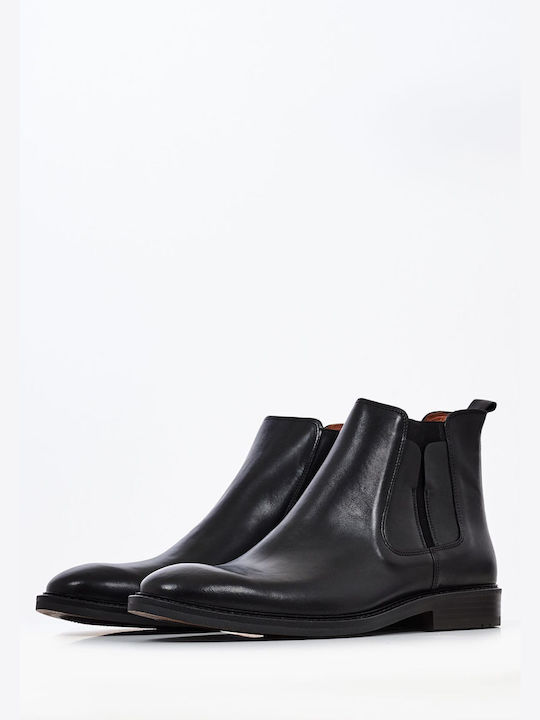 Leather Black Chelsea Boots