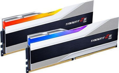 G.Skill Trident Z5 RGB 64GB DDR5 RAM cu 2 module (2x32GB) și Viteză pentru Desktop