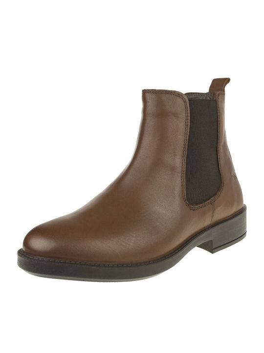 Leder Anatomisch Chelsea Herrenstiefel Tabac Braun