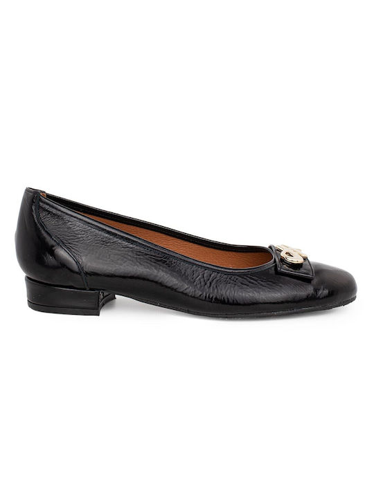 ΔΕΡΜΑΤΙΝΗ ΑΝΑΤΟΜΙΚΗ ΜΠΑΛΑΡΙΝΑ-LOAFERS FLEXPOINT ANATOMIC 700-Λ BLACK