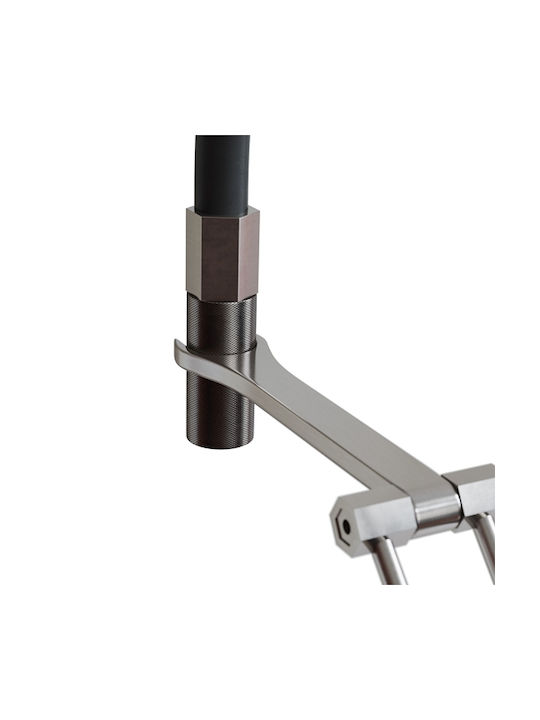 Gessi Officine Kitchen Faucet Counter Flexible Silver
