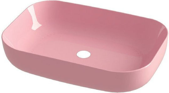 Olympia Metamorfosis 42600 Επικαθήμενος Νιπτήρας Πορσελάνης 60x42x14cm Olympia Metamorfosis 42600 Επικαθήμενος Νιπτήρας Πορσελάνης 60x42x14cm