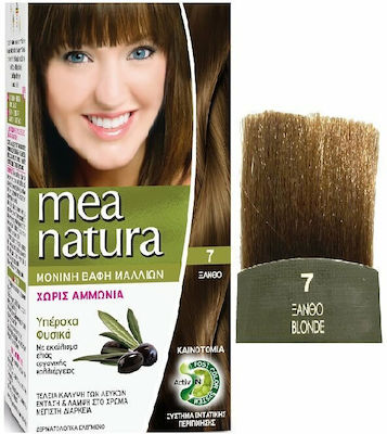 Farcom Mea Natura Set Haarfarbe kein Ammoniak 7 Blonde 60ml