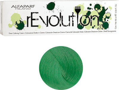 Alfaparf Milano Revolution The Original Vopsea de Păr fără amoniac Verde pur 90ml