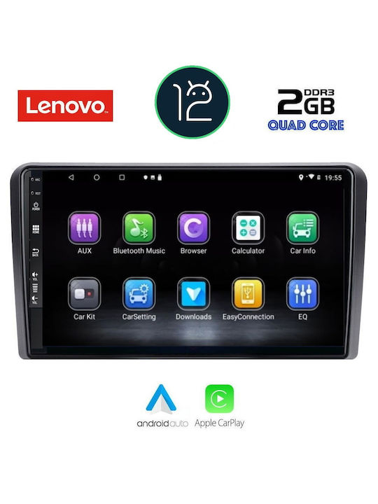 Lenovo Car-Audiosystem für Citroen C5 Audi A7 2017-2017 (Bluetooth/USB/AUX/WiFi/GPS/Apple-Carplay) mit Touchscreen 9"