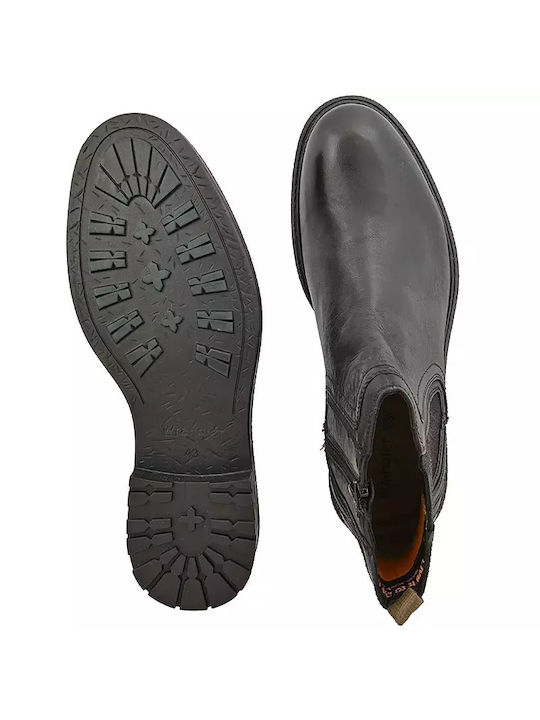 Ghete Barbati Chelsea Din Piele Anatomic Negru