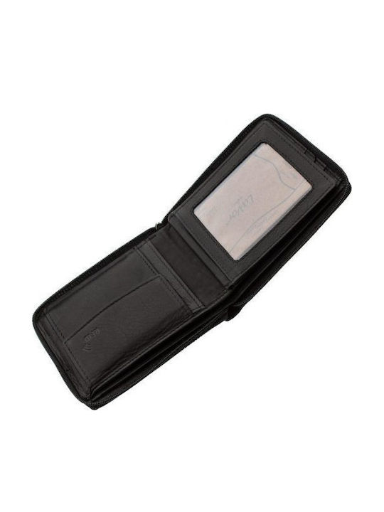 Δερμάτινο Ανδρικό Πορτοφόλι με RFID Μαύρο