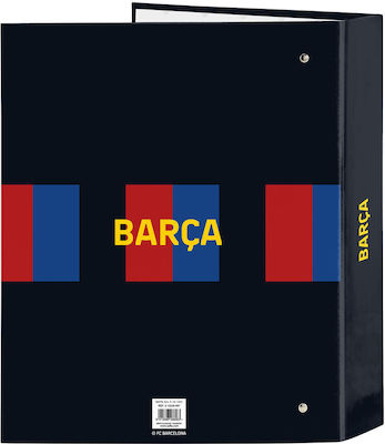 Clipboard with 4 Rings for Paper A4 Multicolour F.C. Barcelona 1pcs