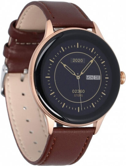 MaxCom FW48 Смартчасовник с Пулсомер (Satin Gold)