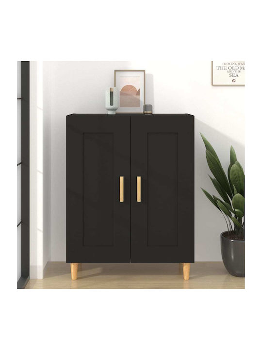 Cabinet pardoseală Negru 69.5x34x90cm