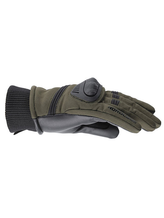 Nordcode Smart II Ανδρικά Γάντια Μηχανής Softshell 4 Εποχών Πράσινα