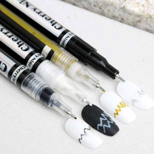 Semi-permanent Graffiti Manicure Pen Painting Colors for Nails in Black Color 1pcs