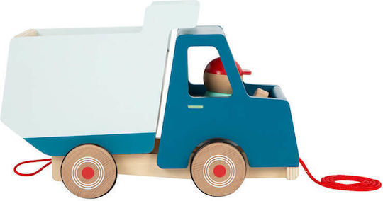 Small Foot Pull-Along Toy Truck made of Wood for 18++ Months