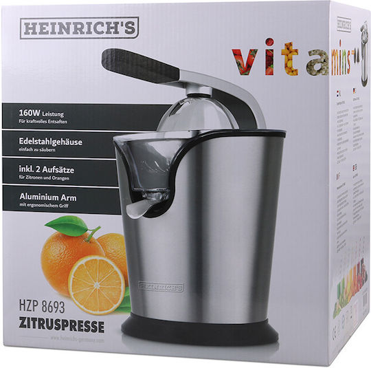 Heinrich's HZP 8693 Ηλεκτρικός Στίφτης 160W Inox