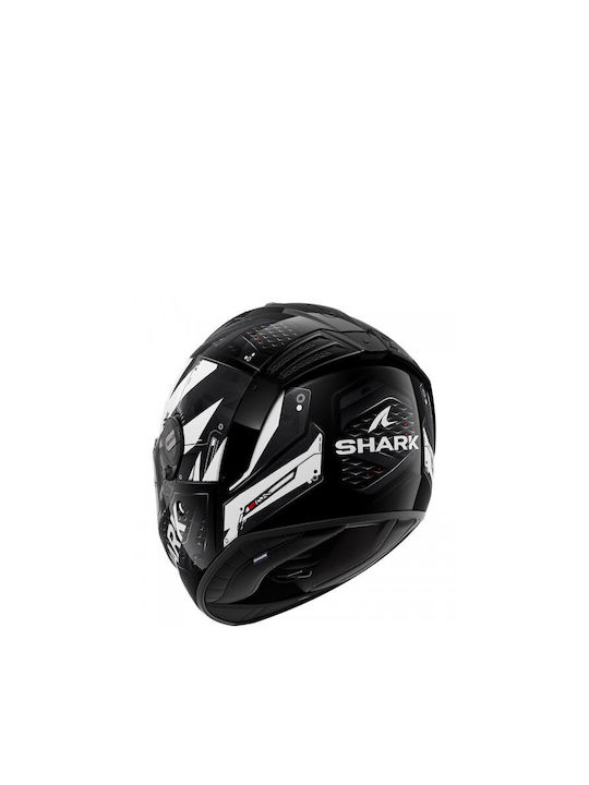 Shark Spartan RS Stingrey Μαύρο/Λευκό Κράνος Μηχανής Full Face 1530gr με Pinlock και Sunvisor