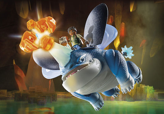 Playmobil Дракони The Nine Realms - Plowhorn & D'Angelo за 4-10 години