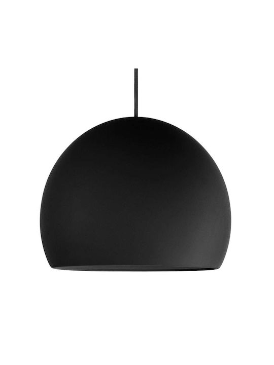 VK Lighting VK/04391/PE/B Pendant Light Single-Light Bell for Socket GU10 Black