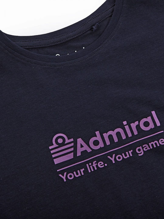 Admiral Crop Top Marineblau