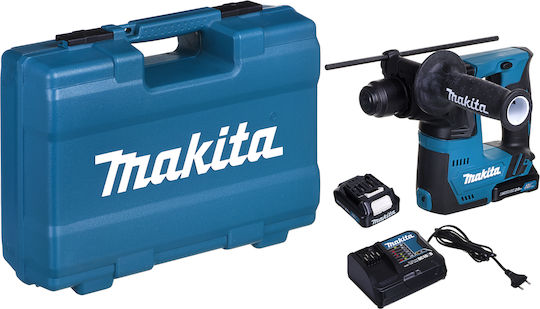 Makita HR140DSAE1 Κρουστικό Σκαπτικό Πιστολέτο Μπαταρίας Brushless 12V 2x1.5Ah με Υποδοχή SDS Plus HR140DSAE1