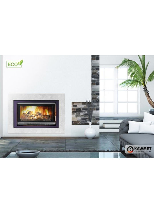Kawmet W16 Eco Ενεργειακό Τζάκι Ξύλου 16.3kW Ίσιο με Ανοιγόμενη Πόρτα