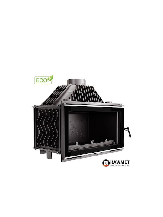 Kawmet W16 Eco Ενεργειακό Τζάκι Ξύλου 16.3kW Ίσιο με Ανοιγόμενη Πόρτα
