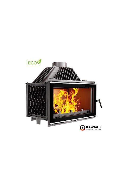 Kawmet W16 Eco Ενεργειακό Τζάκι Ξύλου 16.3kW Ίσιο με Ανοιγόμενη Πόρτα