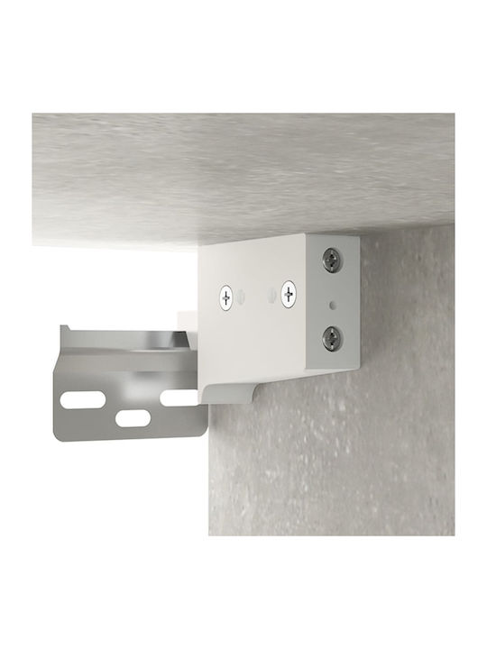 Kabinett Wand Grey Concrete 35x34x90cm