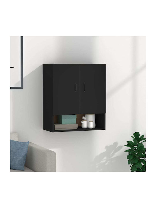 Cabinet Wall Black 60x31x70cm