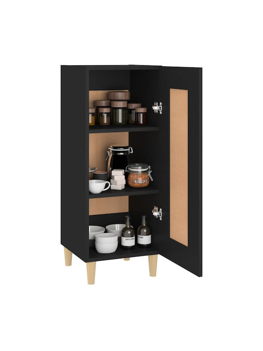 Ντουλάπι Δαπέδου Μαύρο 34.5x34x90εκ.