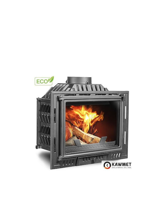 Kawmet W6 Eco Wood Fireplace Insert with Straight Window 10.1kW