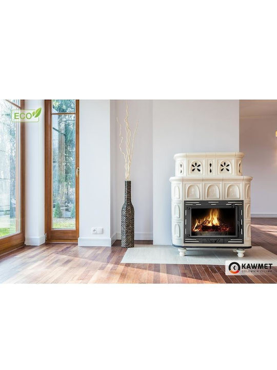 Kawmet W9 Eco Șemineu cu inserție Lemn 9.8kW Drept cu o ușă care se deschide