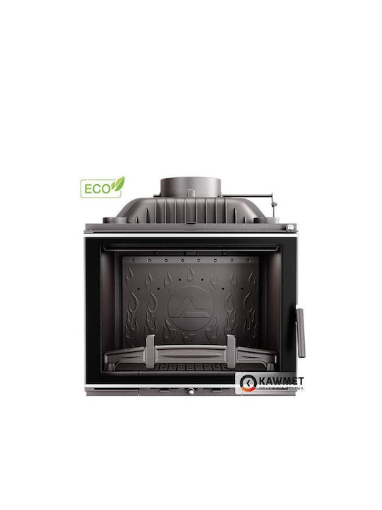 Kawmet W17 Decor Eco Ενεργειακό Τζάκι Ξύλου 12.3kW Ίσιο με Ανοιγόμενη Πόρτα