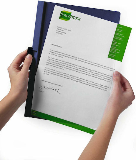 Durable Mappe mit Clip Konferenz für Papier A4 Schwarz Duraclip 30 1Stück